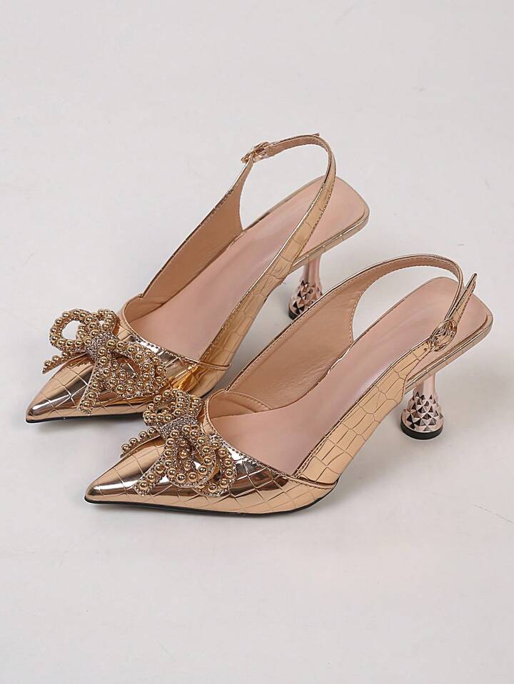 Dazzle Step Pointed Heel