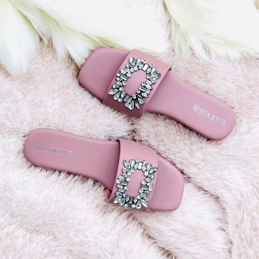 Pink Shimmer Steps Women Slippers